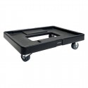 Vogue Thermobox transportkar zwart – LDPE draagwagen voor DX993