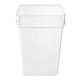 Hygiplas polycarbonaat vierkante opbergbak 20L - Helder