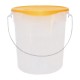 Rubbermaid deksel klein Ø26 cm - transparant polypropyleen deksel voor F595