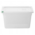 Hygiplas Click PP GN-bak 1/3 met deksel & 7 HACCP-kleurclips 200 mm 6,9L (set van 4)
