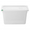 Hygiplas Click PP GN-bak 1/3 met deksel & 7 HACCP-kleurclips 200 mm 6,9L (set van 4)