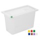 Hygiplas Click PP GN-bak 1/3 met deksel & 7 HACCP-kleurclips 200 mm 6,9L (set van 4)