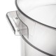 Vogue polypropyleen ronde vershoudbak 20L - Helder