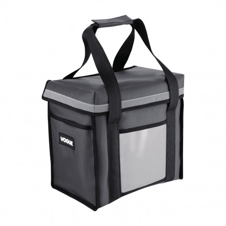 Vogue geïsoleerde bezorgtas bovenlader grijs 330x230x330mm