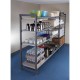 Cambro Camshelving Elements 4-etages startset 1830 x 1830 x 610 mm - grijs composiet rek