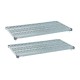Metro Max Q Schappen voor 46 cm Diepe Stelling 122 cm - Set van 2 - Grijs