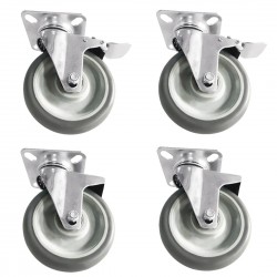 Buffalo Vogue zwenkwielen (4 stuks) – accessoire voor modulaire rekken CP829-A