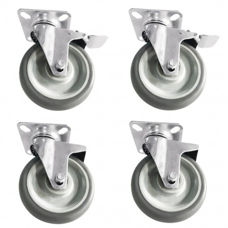 Buffalo Vogue zwenkwielen (4 stuks) – accessoire voor modulaire rekken CP829-A