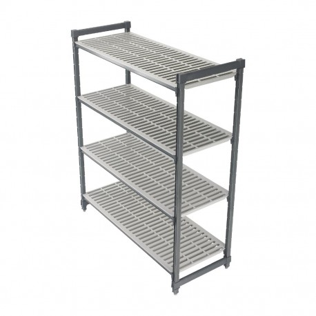 Cambro Camshelving Elements startset 4 etages 1830 x 1525 x 610 mm - Grijs