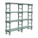 Jackstack Kunststof Eurostelling 200x40cm - SPECIALE AANBIEDING + GRATIS Vlonder