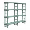 Jackstack Kunststof Eurostelling 200x40cm - SPECIALE AANBIEDING + GRATIS Vlonder