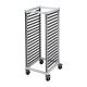 Cambro GN 2/1 Regaalwagen 18 Etages – Composiet, Grijs – voor 36x GN 1/1 Bakken