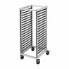 Cambro GN 2/1 Regaalwagen 18 Etages – Composiet, Grijs – voor 36x GN 1/1 Bakken