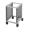 Cambro GN 2/1 Regaalwagen Composiet 9 Etages - Grijs