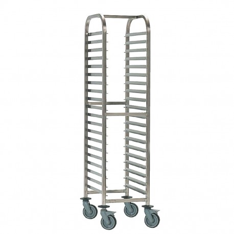 Matfer Bourgeat GN 1/1 regaalwagen met 20 etages – RVS