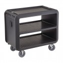 Cambro Pro Service Kar – Zwarte Serveerwagen van Polypropyleen