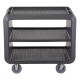 Cambro Pro Service Kar – Zwarte Serveerwagen van Polypropyleen