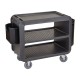 Cambro Pro Quick-Connect Afvalbak Klein - Zwart Polypropyleen