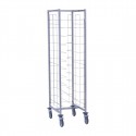 Tournus Bordenstapelwagen RVS 12 niveaus - Serveerwagen Zilver