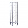 Tournus Bordenstapelwagen RVS 12 niveaus - Serveerwagen Zilver