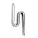 Metro Max Q schapverbinders - set van 2 stuks, staal, zilver