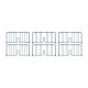 Metro Super Erecta schapverdelers 46x20,3cm (4 stuks) – Groen
