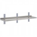 Gastro-M complete RVS wandplank 1 niveau 160x40cm - volledige montageset