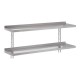 Gastro-M RVS wandplankenset 2 niveaus 100x40cm - complete montageset