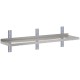 Gastro-M RVS wandplank 1-laags 140x40 cm - complete montageset