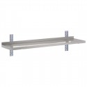 Gastro-M Complete Wandplank RVS 1 Niveau 100x40cm - Volledige Montageset