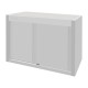 Vogue Wandkast RVS 650x900x400mm – Zilver
