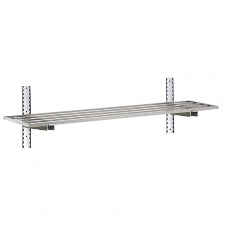 Gastro-M RVS Wandplank 1 Niveau 100x40cm - Complete Montageset