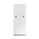 Wandgemonteerde handzeepdispenser 5L - Staal, Wit