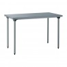 Tournus RVS werktafel 1400mm – Zilver