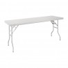 Vogue RVS inklapbare werktafel 1830x610x780 – Zilver