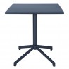 Bolero Porto opklapbare werktafel leisteenblauw 700x750mm – gepoedercoat staal