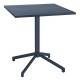 Bolero Porto opklapbare werktafel leisteenblauw 700x750mm – gepoedercoat staal