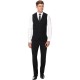 Herenpantalon zwart – standaard lengte 79cm – koksbroek van polyester