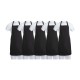 Whites halterschort zwart (5 stuks) – Whites Chefs Clothing