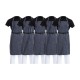 Whites Butchers gestreepte halterschort blauw/wit – set van 5 | Whites Chefs Clothing