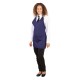 Whites halterschort met V-hals donkerblauw – Polykatoen