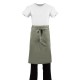 Whites standaard sloof olijfgroen – katoen & polyester bistroschort