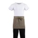 Whites korte sloof lichtbruin - Heupschort van Whites Chefs Clothing