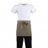 Whites korte sloof lichtbruin - Heupschort van Whites Chefs Clothing