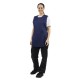 Whites overgooischort met zak navy blue - Whites Chefs Clothing