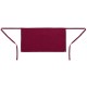 Chef Works Uniform Works barsloof bordeaux – korte heupsloof polykatoen