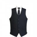Herengilet 5 knopen zwart – maat XS – polyester serveerkleding