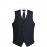 Herengilet 5 knopen zwart – maat XS – polyester serveerkleding