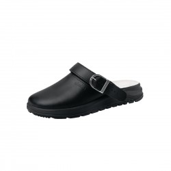 Abeba Microvezel klompen zwart maat 45 - werkschoenen met comfort