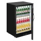 Polar G-serie 900mm Barkoeling met Enkele Deur - 138L Zwart